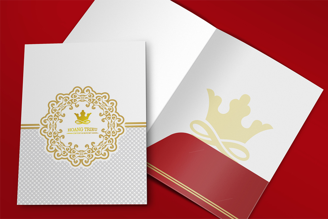 HOÀNG TRIỀU - Thiết kế logo và bộ nhận diện cho khu giải trí Hoàng Triều Entertainment